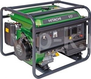 Бензиновый генератор Hitachi E57S  для дачи Бензиновый генератор Hitachi E57S  для дачи фото