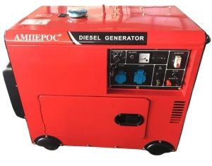 Дизельный генератор Амперос LDG8500CLE стартер в кожухе с АВР  синхронный Дизельный генератор Амперос LDG8500CLE стартер в кожухе с АВР  синхронный фото