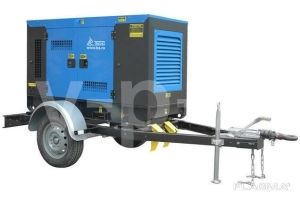 Дизельный генератор ТСС АД-300С-Т400-1РКМ16 в шумозащитном кожухе на прицепе с АВР 029519 Дизельный генератор ТСС АД-300С-Т400-1РКМ16 в шумозащитном кожухе на прицепе с АВР 029519 фото