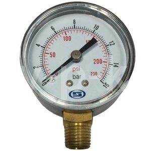 R 4141301600 Манометр D.50 мм, 1/4", 16 Bar (аналог 7110020000) для 100w80 фото