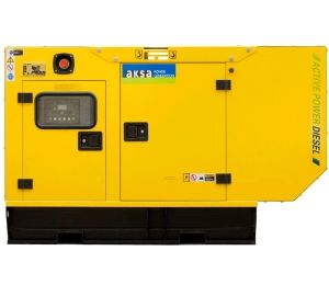 Дизельный генератор Aksa APD900P в кожухе  фото