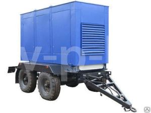 Дизельный генератор ТСС АД-250С-Т400-1РМ9 РПМ на прицепе с АВР 016981 фото