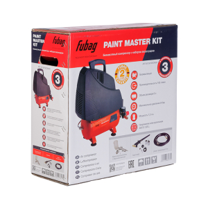Поршневой компрессор Fubag Paint Master Kit + 3 предмета 646030 для автосервиса фото