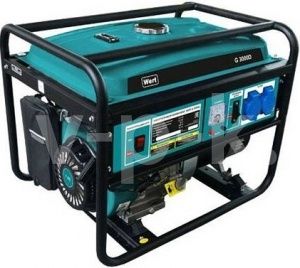 Бензиновый генератор Wert G 3000D  фото