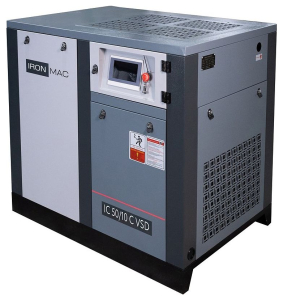 Винтовой компрессор IRONMAC IC 50/10 C VSD (IP23) масляный Винтовой компрессор IRONMAC IC 50/10 C VSD (IP23) масляный фото