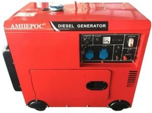 Дизельный генератор Амперос LDG12000E стартер в кожухе  Дизельный генератор Амперос LDG12000E стартер в кожухе  фото