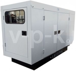 Дизельный генератор Амперос АД 75-Т400 P (Проф) в кожухе с АВР  асинхронный фото