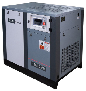 Винтовой компрессор IRONMAC IC 50/8 C VSD (IP23) масляный фото