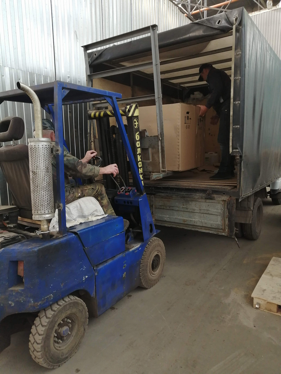 Отгрузка компрессора LB30A на ресивере 50 литров