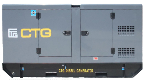 Дизельный генератор CTG AD-165RE в кожухе  фото