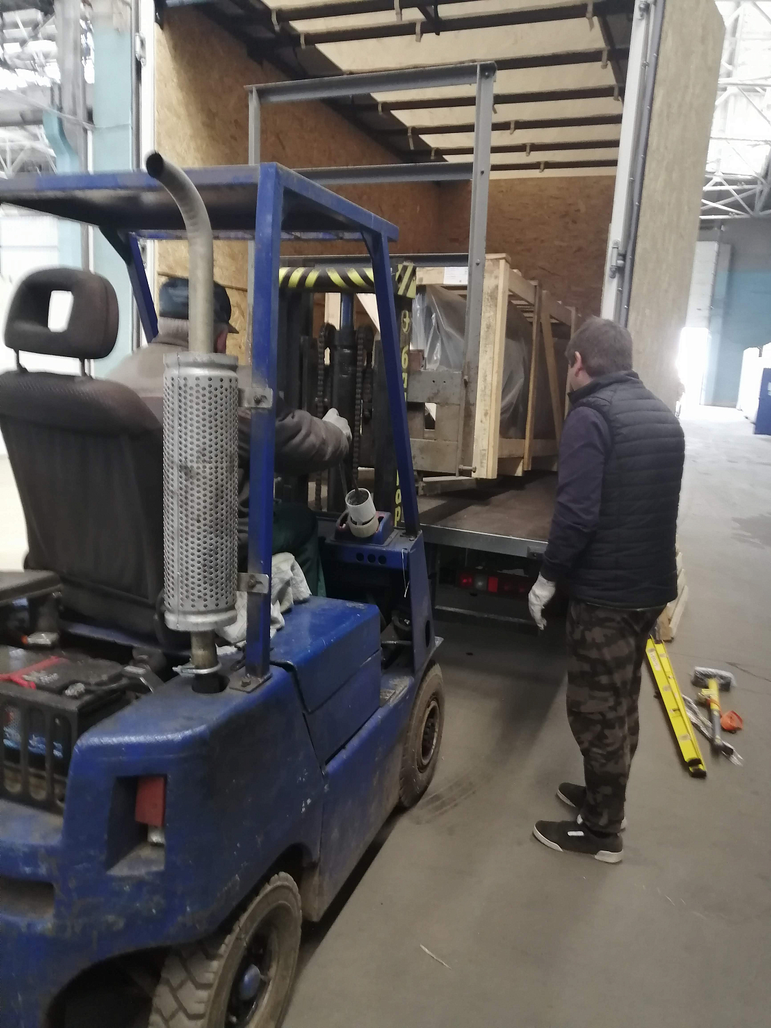 Отгрузка вертикального ресивера