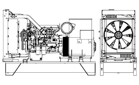 Дизельный генератор Onis Visa F 350 B