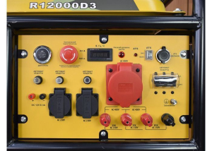 Бензиновый генератор RATO R12000DA-T э/c + подготовка к автозапуску  передвижной фото