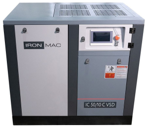 Винтовой компрессор IRONMAC IC 50/10 C VSD (IP54) фото