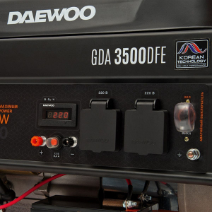 Бензиновый генератор DAEWOO GDA 3500 DFE GDA 3500 DFE фото