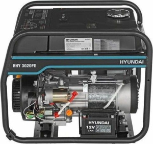 Бензиновый генератор Hyundai HHY 3020FE  переносной фото