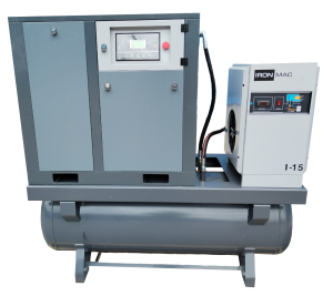 Винтовой компрессор IRONMAC IC 7,5/8 C VSD DF 500L (IP23) фото