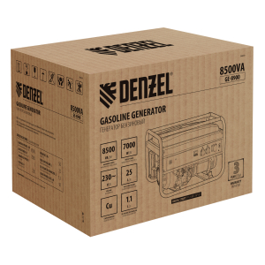 Бензиновый генератор DENZEL GE 8900 94639 фото
