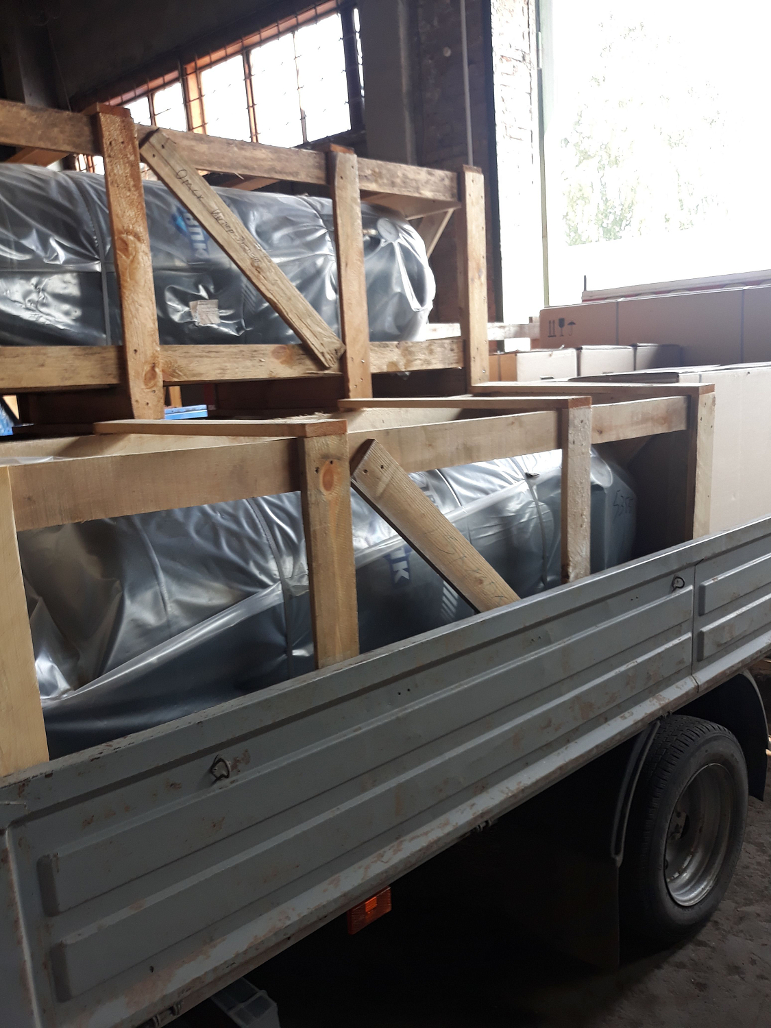 Отгрузка ресиверов на 500 литров