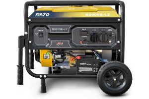 Бензиновый генератор RATO R3000E-L2W электростартер + колесный комплект  передвижной фото