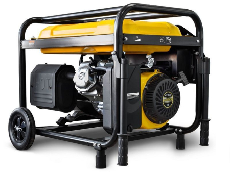 Бензиновый генератор  R6000E-L2W электростартер + колесный комплект