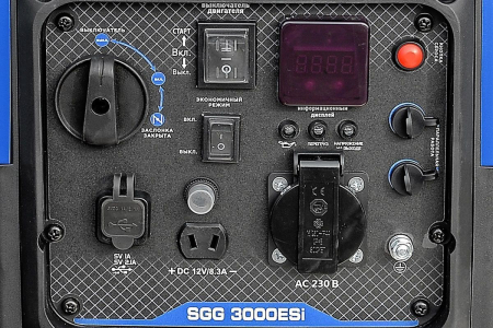 Бензиновый генератор  SGG 3000ESi (Запуск с кнопки)