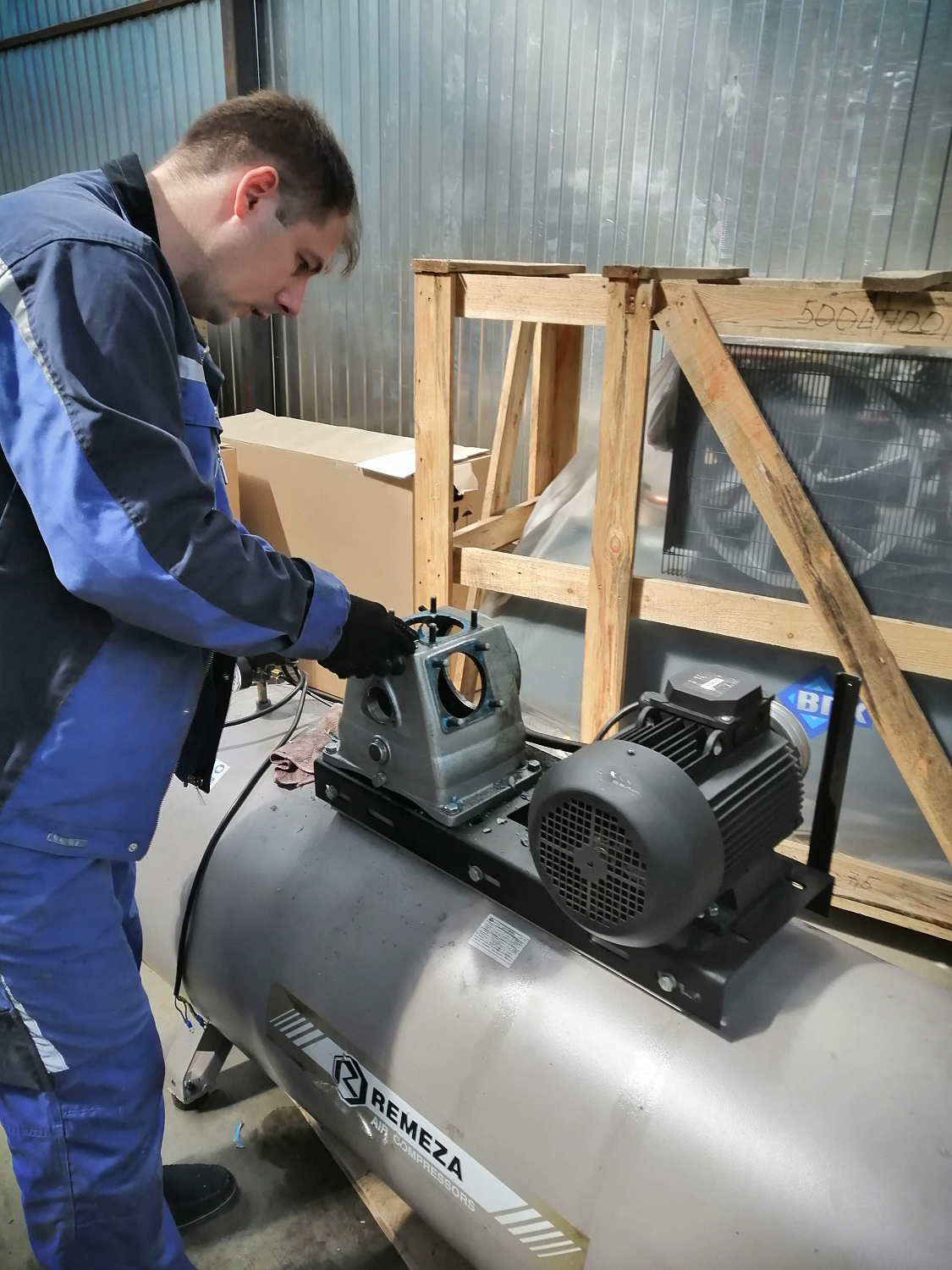 Ремонт по рекламации компрессора СБ4/Ф-500.LB75