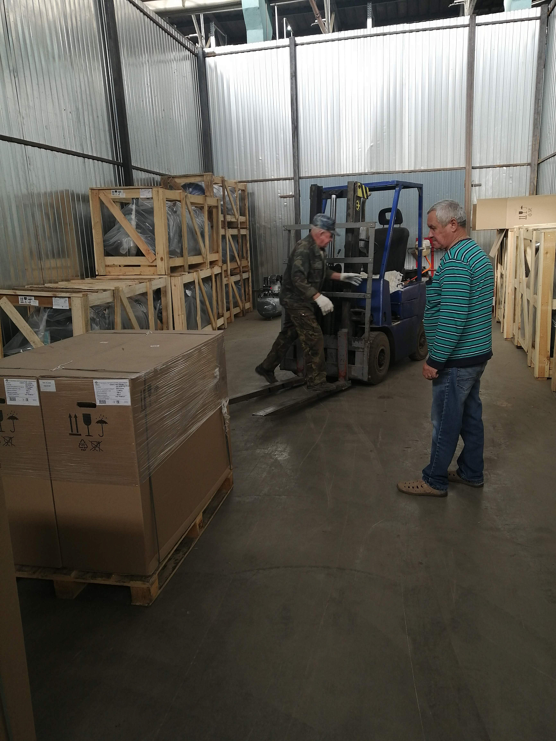 Отгрузка компрессорного оборудования в Воронеже