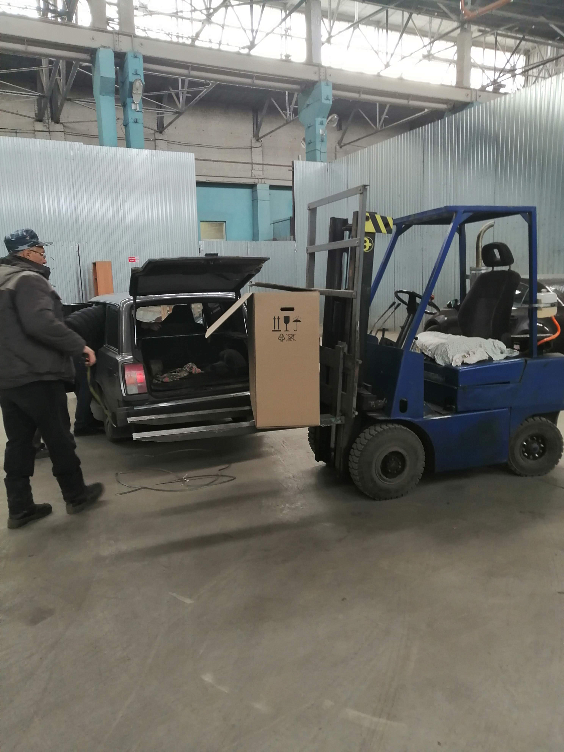 Отгрузка компрессора LB30A на 100 литровом ресивере