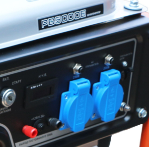 Бензиновый генератор Zongshen PB 5000 E  фото