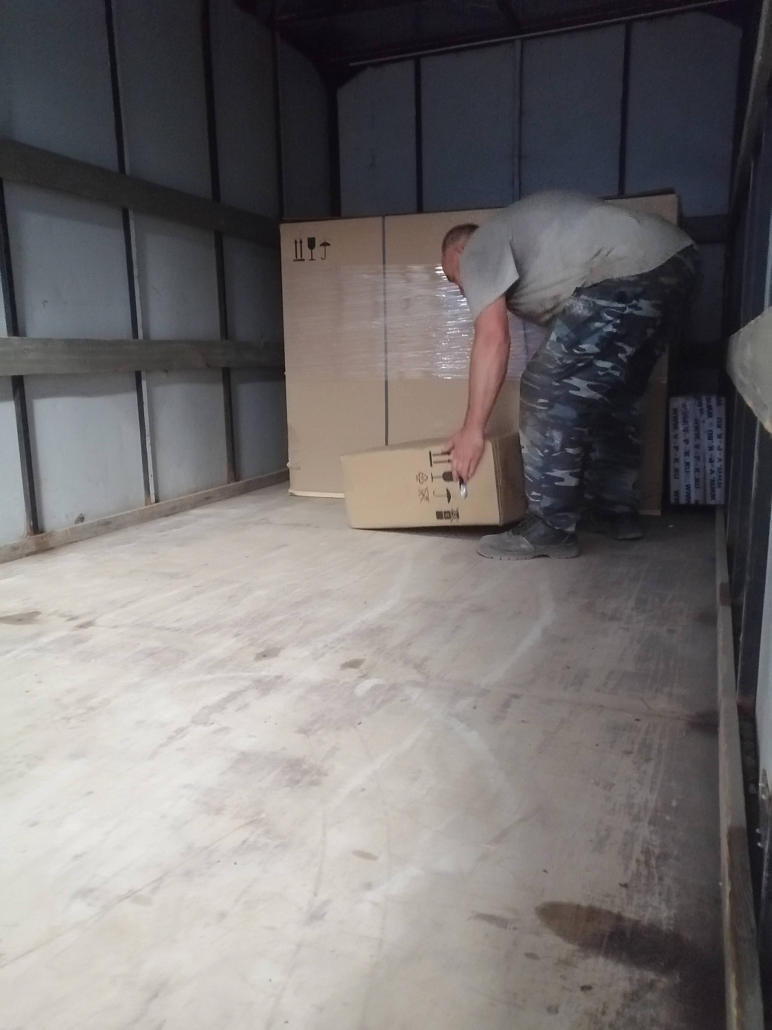 Поступление на склад компании ВПК в г. Воронеж