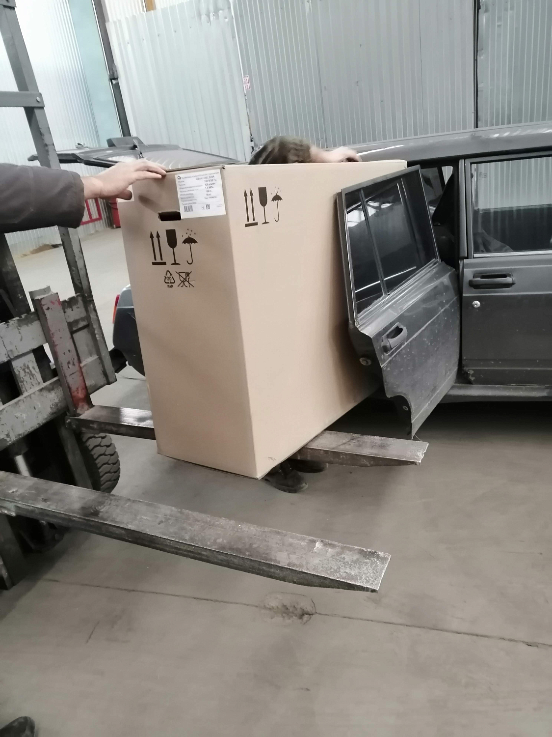 Отгрузка компрессора LB30A на 100 литровом ресивере