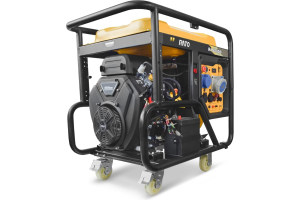 Бензиновый генератор RATO R19000D электростартер + колесный комплект  переносной фото